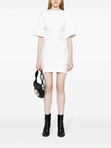 alexanderwang Alexander Wang Gedrapeerde jersey mini-jurk - Wit
