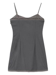 REMAIN Mini-jurk met spagettibandjes - Grijs