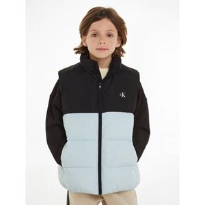 Calvin Klein Jeans Steppweste NYLON COLOR BLOCK PUFFER VEST mit Logodruck