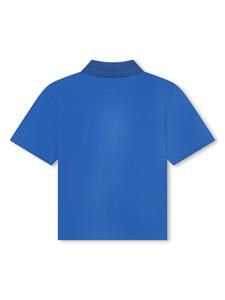 kenzokids Kenzo Kids Piqué poloshirt met logoprint - Blauw
