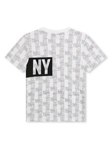dknykids Dkny Kids T-shirt met logoprint - Wit