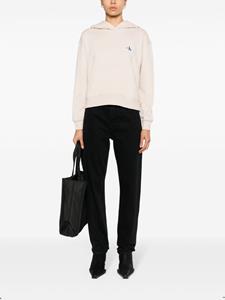 calvinkleinjeans Calvin Klein Jeans Hoodie met logopatch - Beige
