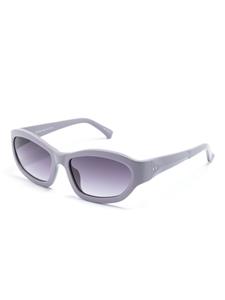 lindafarrow Linda Farrow x Dries Van Noten zonnebril met D-montuur - Paars