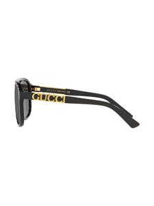 guccieyewear Gucci Eyewear Zonnebril met piloten montuur - Zwart
