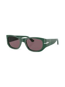 Persol Zonnebril met rechthoekig montuur - Groen