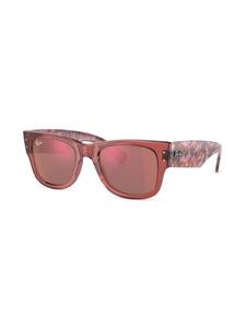 Ray-Ban Zonnebril met wayfarer montuur - Roze