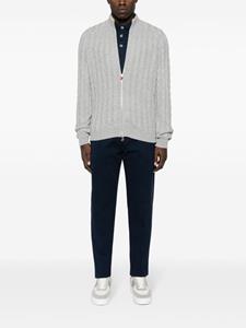 Kiton Straight cargo broek - Blauw