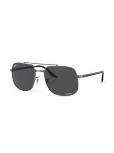 Ray-Ban Zonnebril met vierkant montuur - Grijs