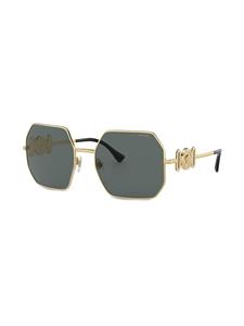 versaceeyewear Versace Eyewear Zonnebril met geometrisch montuur - Goud