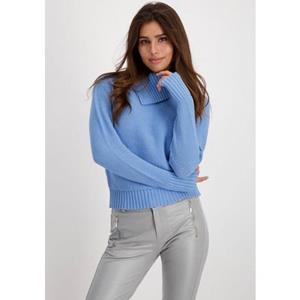 Monari Rollkragenpullover, mit Reiskorn-Struktur