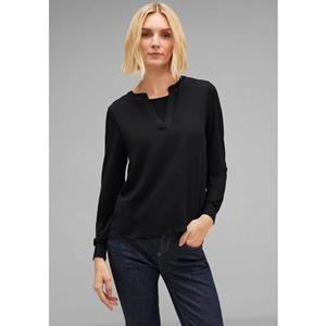 STREET ONE Langarmshirt, aus softer Viskose