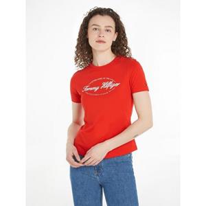 Tommy Hilfiger Rundhalsshirt "SLIM H85 C-NK SS TEE SS"