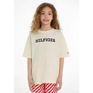 Tommy Hilfiger T-shirt U MONOTYPE TEE S/S met groot logoborduursel