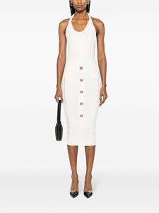 Balmain Ribgebreide rok - Wit