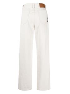 izzue Mid waist jeans met wijde pijpen - Grijs