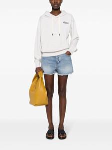 ISABEL MARANT Sylla mélange jersey hoodie - Beige