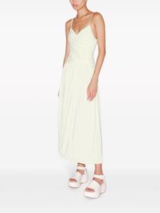 rosettagetty Rosetta Getty Geribbelde midi-jurk - Geel