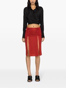 Oséree Mini-rok met roospatch - Rood