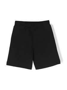 dsquared2kids DSQUARED2 KIDS Katoenen shorts met logoprint - Zwart
