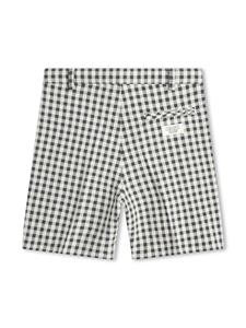 Kenzo Kids Geruite shorts - Beige