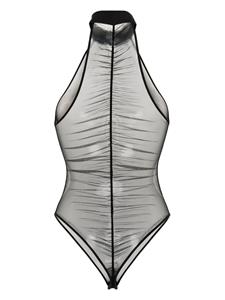 maisonclose Maison Close Body met ruches - Zwart
