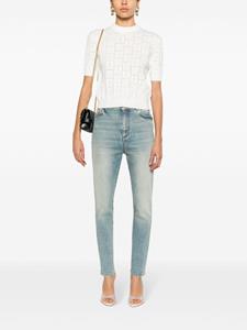 Balmain Mid waist skinny jeans - Blauw