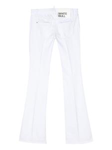 DSQUARED2 Mid waist flared jeans - Wit