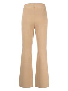Izzue flared knit trousers - Bruin