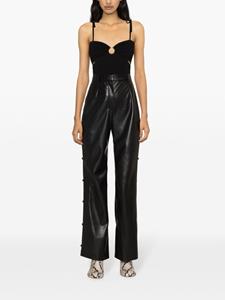 Nanushka Felina faux-leather trousers - Zwart