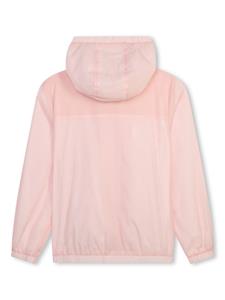 dknykids Dkny Kids Jack met capuchon en logopatch - Roze