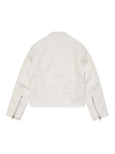 mm6maisonmargielakids MM6 Maison Margiela Kids Leren jack - Wit