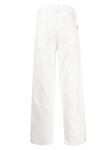 CHOCOOLATE drop-crotch straight-leg jeans - Wit