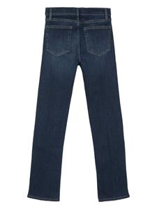 FRAME whiskering-effect straight-leg jeans - Blauw