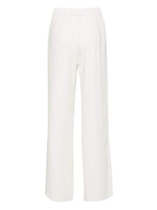 P.A.R.O.S.H. crepe-texture flared trousers - Beige