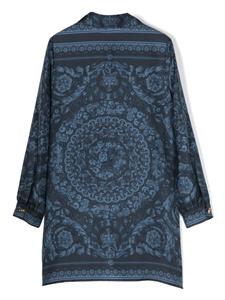 versacekids Versace Kids Jurk met barokprint - Blauw