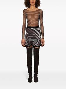 PUCCI Mini-rok van crêpe - Zwart