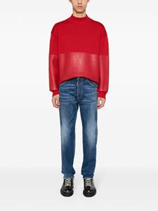 Dsquared2 logo-pla slim-cut jeans - Blauw