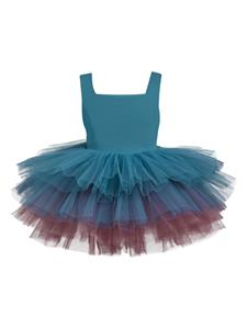 Mimi Tutu Jen square-neck tutu dress - Blauw