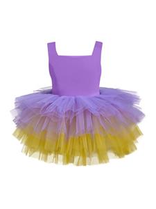 Mimi Tutu Monica square-neck tutu dress - Paars