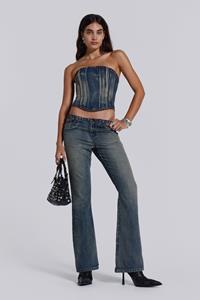 Jaded London Elia Slim Fit Bootcut Jeans