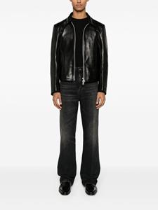 Ferragamo Jeans met gegraveerd logo - Zwart