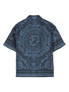 versacekids Versace Kids Shirt met barokprint - Blauw