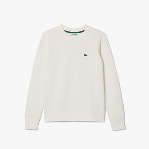 Lacoste Sweater met ronde hals en geborduurd logo op de borst