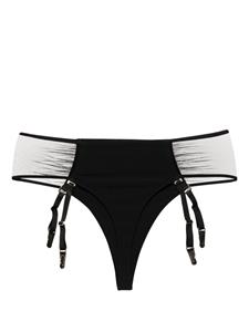 maisonclose Maison Close String met bretels - Zwart