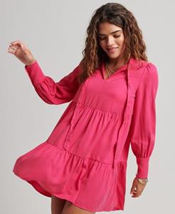 Superdry Vrouwen Gelaagde Mini-jurk Roze