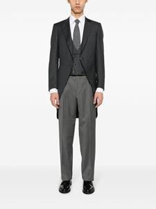 Canali Broek met krijtstreep - Grijs