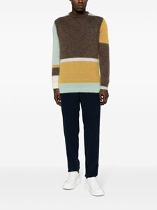 Kiton Ribfluwelen broek - Blauw