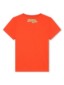 kenzokids Kenzo Kids T-shirt met logoprint - Rood