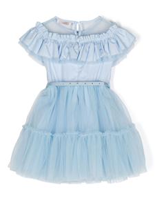 Monnalisa Jurk met strikdetail - Blauw