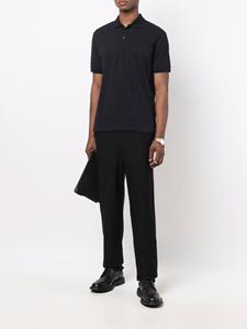 giorgioarmani Giorgio Armani Poloshirt met geborduurd logo - Blauw